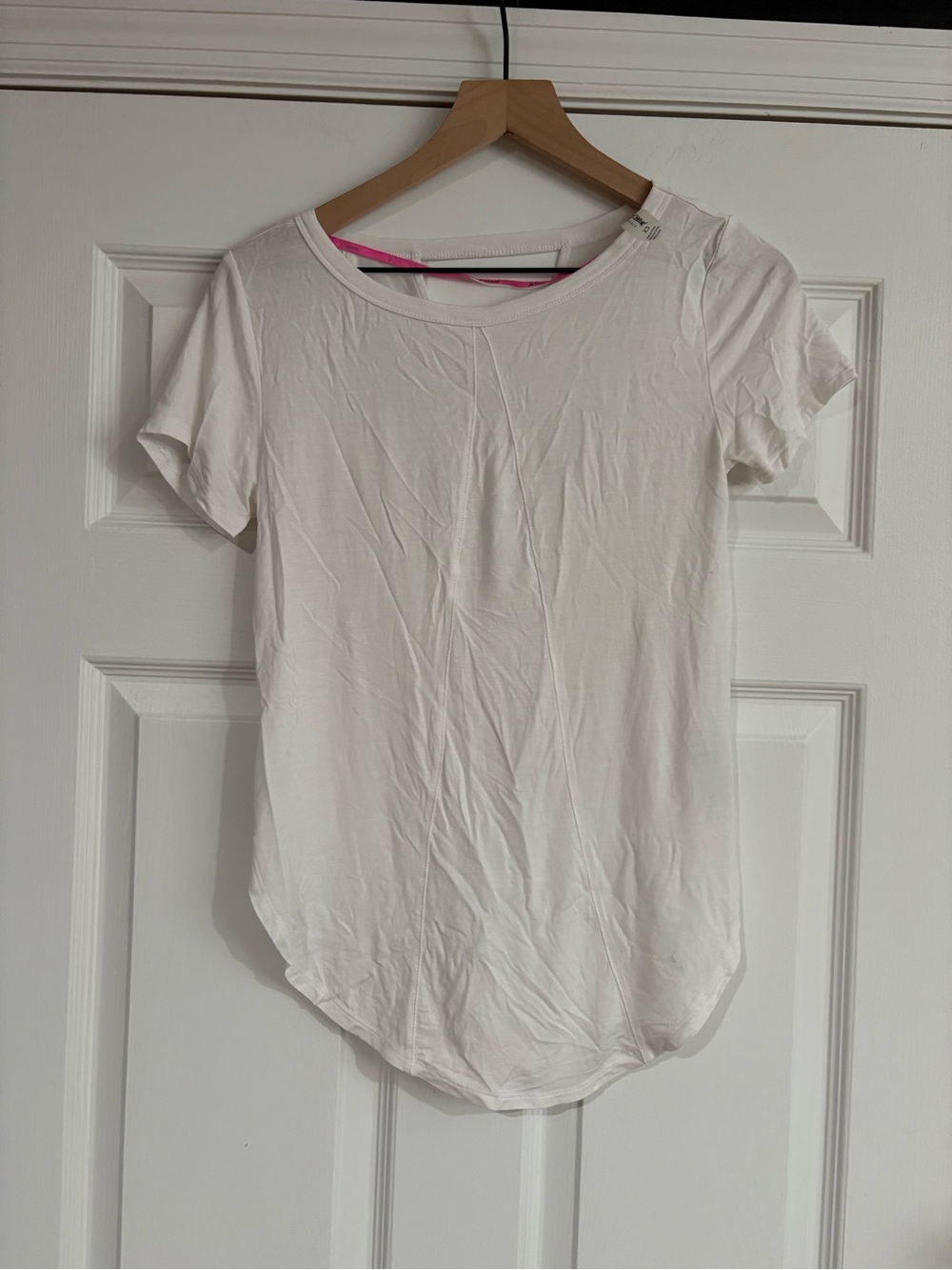 Betsey Johnson White Crew Neck Short Sleeve Tee
